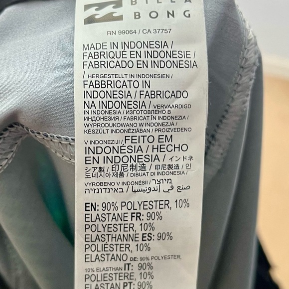 NWT Billabong Fluid Pro Swim Trunks Recycler Boardshorts 20" - Picture 13 of 13